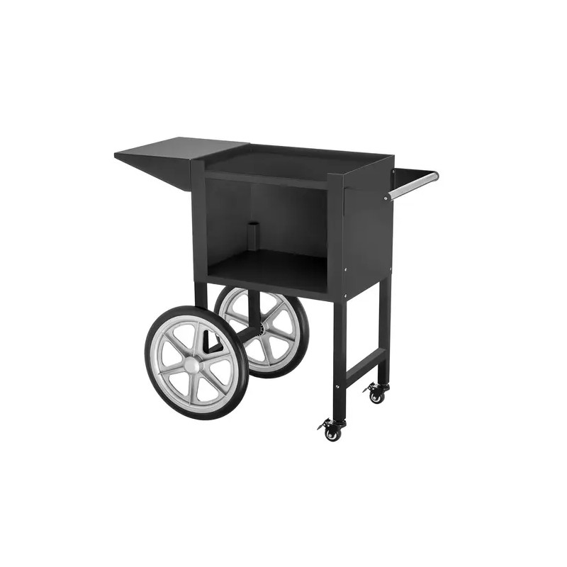 Royal Catering Popcornkone vaunulla 1500 W 5 kg/h musta