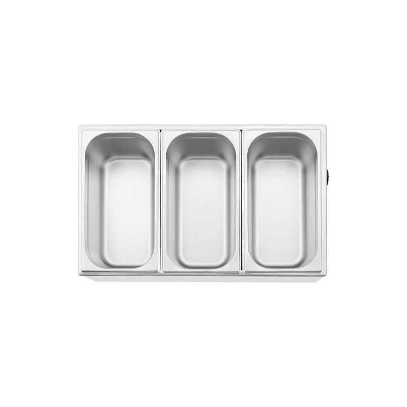 Royal Catering Bain Marie ruokalämmitin 640 W 3 x GN 1/3