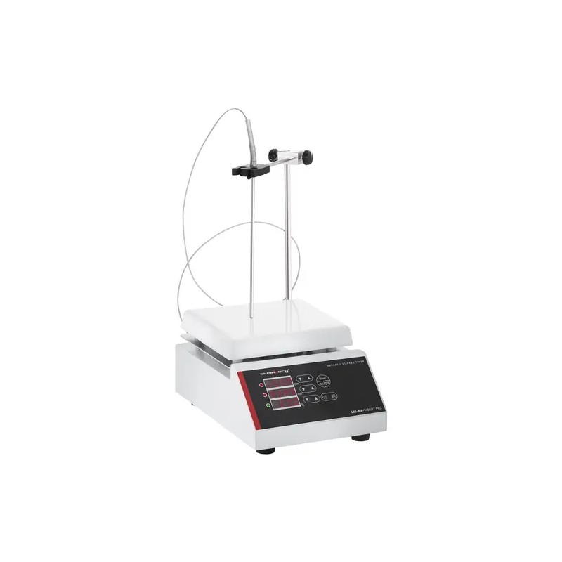 Magnetisekoitin lämmityslevyllä PRO, 5 l, 1600 rpm, 220 °C