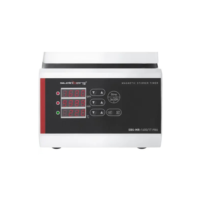 Magnetisekoitin lämmityslevyllä PRO, 5 l, 1600 rpm, 220 °C