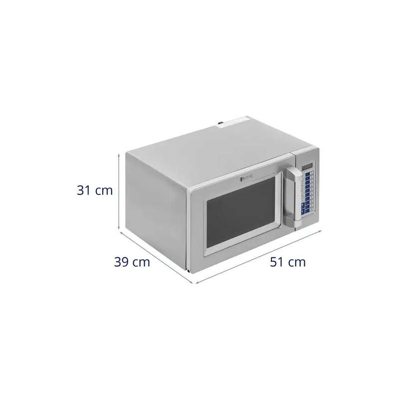 Royal Catering Gastro-mikroaaltouuni 1550 W 25 l
