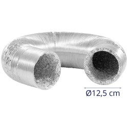 Alumiininen poistoilmaletku Ø 125 mm, pituus 10 m