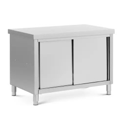 Royal Catering ECO ruostumattomasta teräksestä valmistettu läpilastauskaappi 120 x 70 cm