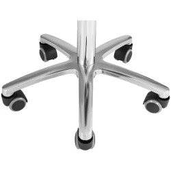 Physa TERNI WHITE työjakkara selkänojalla 46-60 cm, valkoinen, max 150 kg