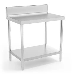 Royal Catering RCAT 90 60 N ruostumattomasta teräksestä valmistettu työpöytä 90 x 60 cm 250 kg