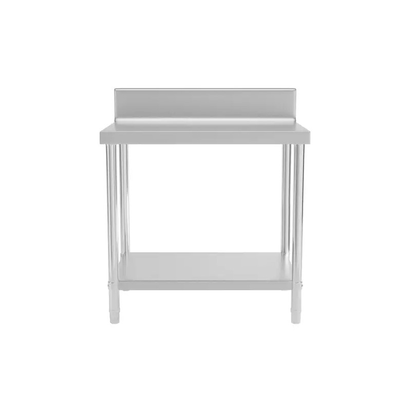 Royal Catering RCAT-90/60-N ruostumattomasta teräksestä valmistettu työpöytä 90 x 60 cm, 250 kg