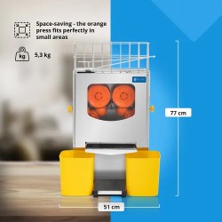 Royal Catering sähköinen mehupuristin 120 W puoliautomaattinen