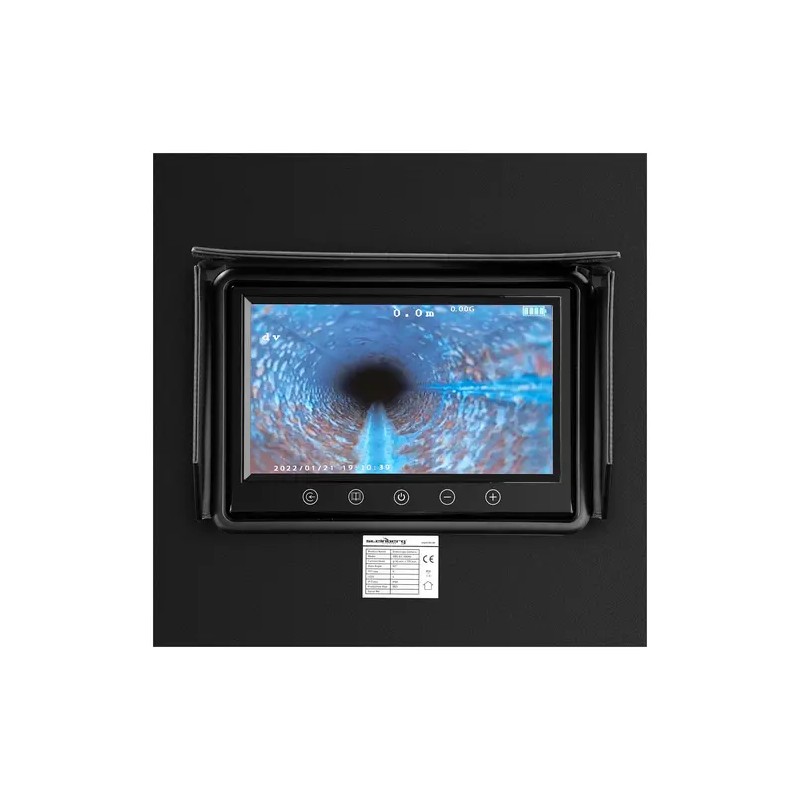 Putkikamera 30 m 12 LED 9" TFT-värinäyttö