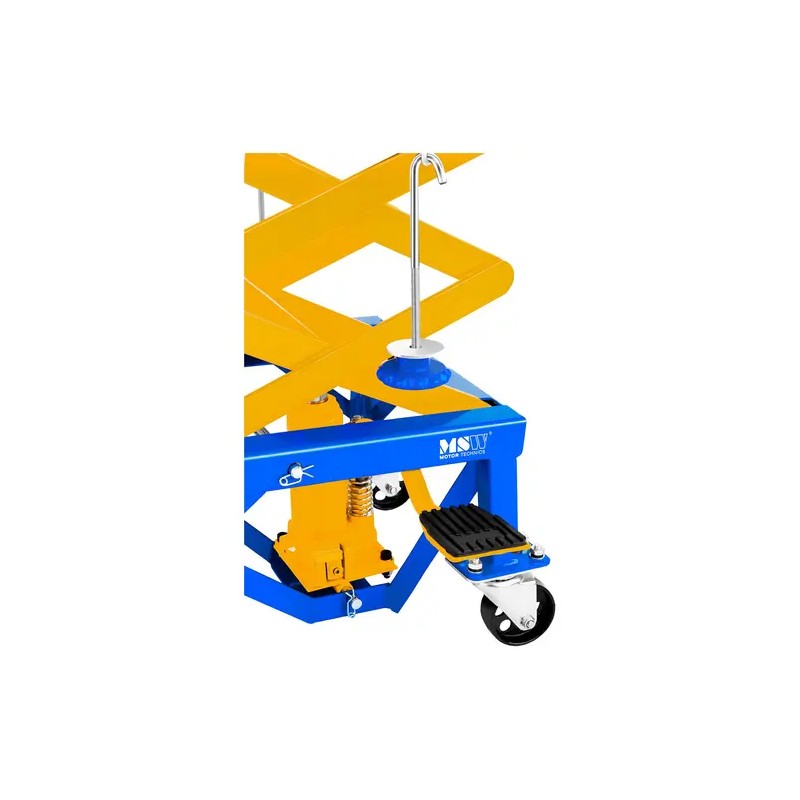 Saksinostin pyörillä MSW-MHB-135-PRO, 135 kg, 35–87 cm