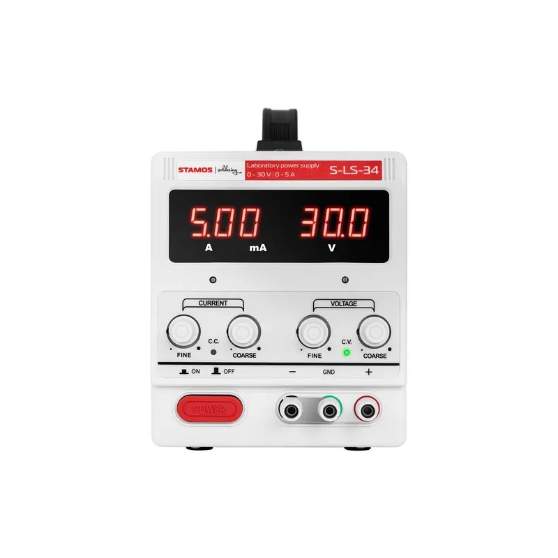 Laboratorion virtalähde S-LS-34 0-30 V 0-5 A DC 205 W