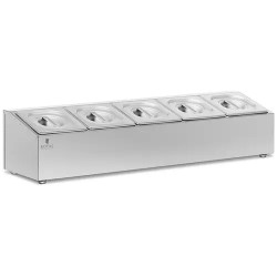 Royal Catering GN teline 5 kpl GN 1 6 astiaa kansilla 8 l ruostumaton teräs
