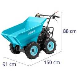Moottorikärry / Dumper 6,5 hv 400 kg