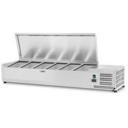 Royal Catering RCKV 140 33 6S kylmävitriini 140 x 33 cm 6 GN 1 4 astiaa