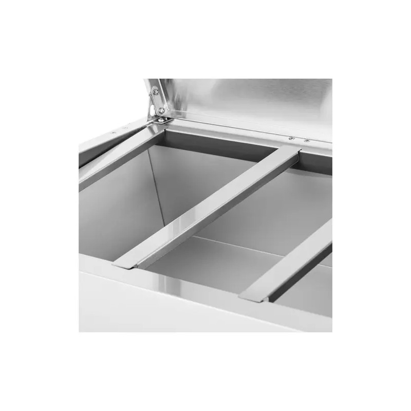 Royal Catering RCKV-140/33-6S kylmävitriini 140 x 33 cm, 6 GN 1/4 astiaa
