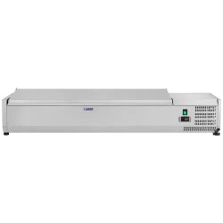 Royal Catering RCKV-140/33-6S kylmävitriini 140 x 33 cm, 6 GN 1/4 astiaa