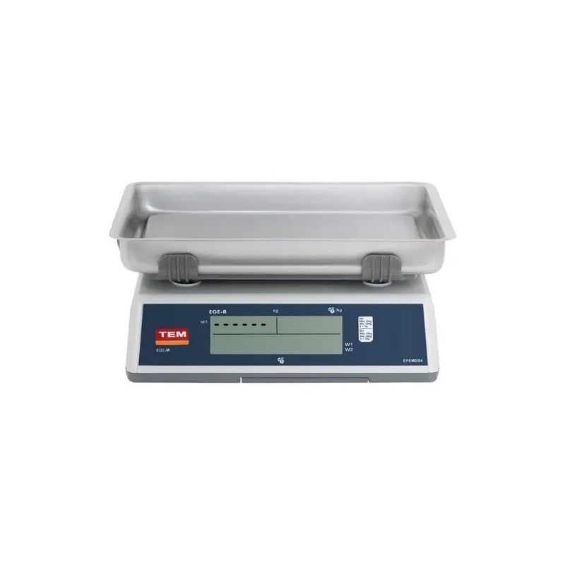 Hintalaskuvaaka TEM030C-PZR-B1 30 kg / 10 g Dual-LCD