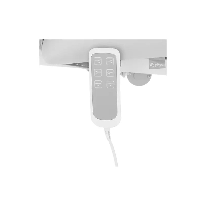 Sähköinen hierontapöytä 3 moottoria 300 W 185 x 67 cm valkoinen