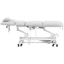Sähköinen hierontapöytä 3 moottoria 300 W 185 x 67 cm valkoinen