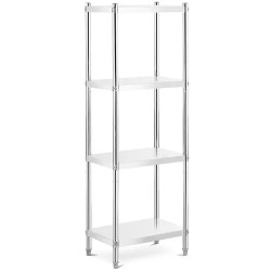 Royal Catering RCER 6040 ruostumaton teräshylly 60x40x180 cm 200 kg
