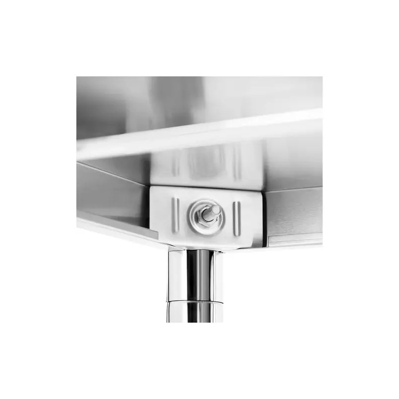 Royal Catering RCER-6040 ruostumaton teräshylly 60x40x180 cm, 200 kg
