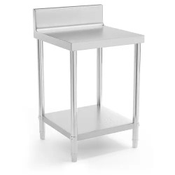 Royal Catering RCAT 60 60 N ruostumattomasta teräksestä valmistettu työpöytä 60 x 60 cm 250 kg