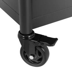 Liikuteltava tatuointityöpiste 4 vetolaatikkoa, 4 pistorasiaa ja 2 USB-porttia