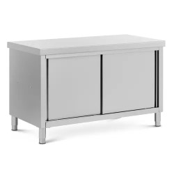 Royal Catering ECO ruostumattomasta teräksestä valmistettu läpilastauskaappi 140 x 70 cm, 500 kg