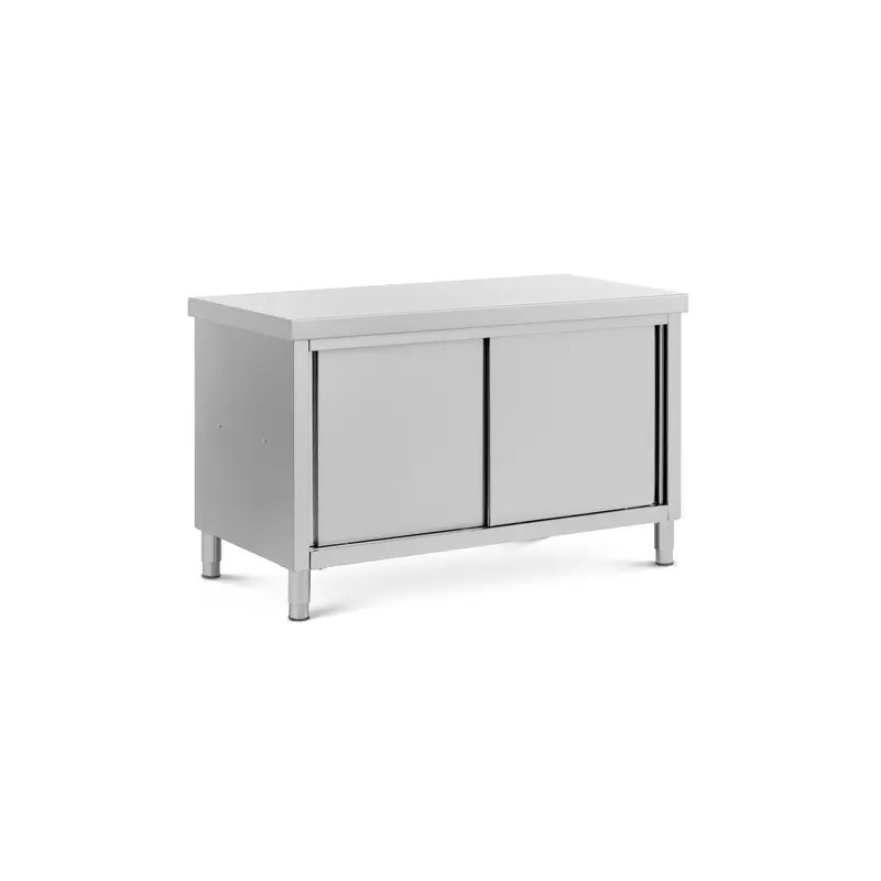 Royal Catering ECO ruostumattomasta teräksestä valmistettu läpilastauskaappi 140 x 70 cm, 500 kg