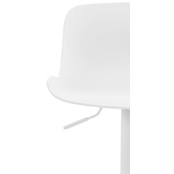 4 kpl Almada baarituoli säädettävä pyörivä muovi-istuin metallirungolla