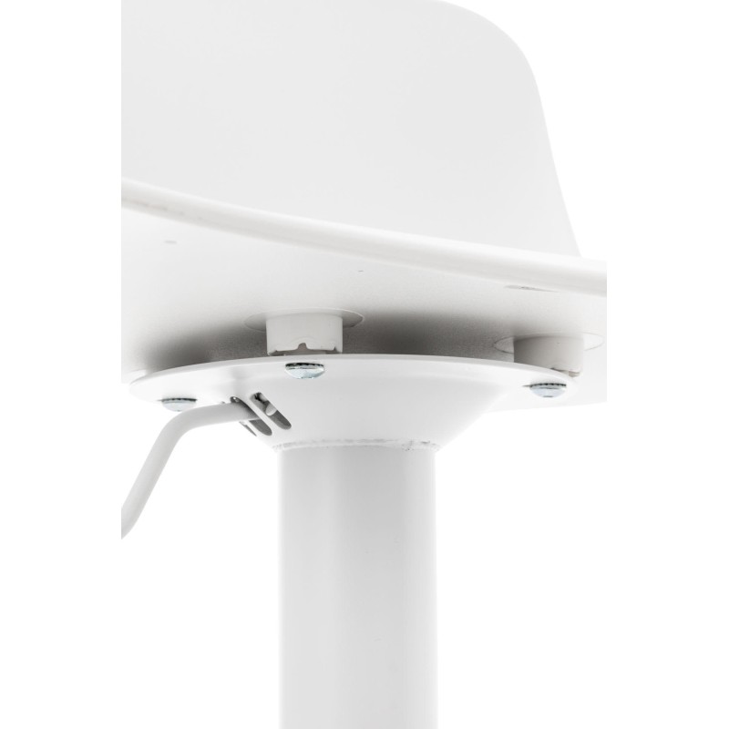 4 kpl Almada baarituoli säädettävä pyörivä muovi-istuin metallirungolla