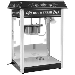 Royal Catering Popcorn kone 1500 W 5 kg h musta
