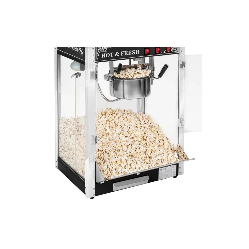 Royal Catering Popcorn-kone 1500 W 5 kg/h musta