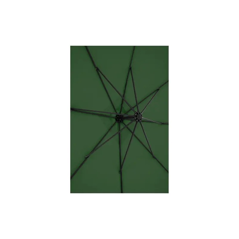 Ampelpäivänvarjo, vihreä, suorakaiteen muotoinen, 250 x 250 cm, kallistettava