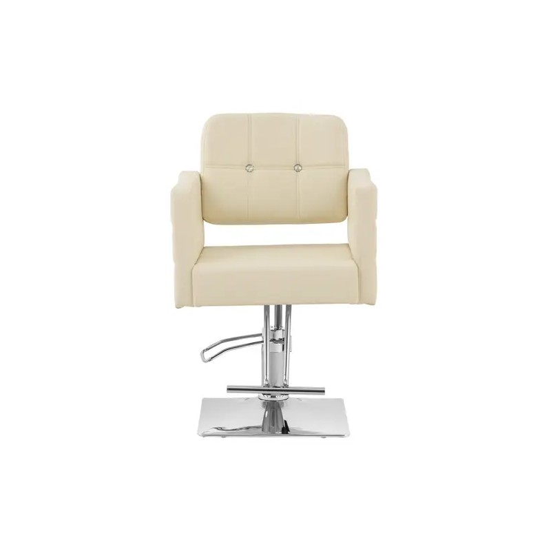 Cottam kampaajatuoli jalkatukella, istuinkorkeus 49-63 cm, beige