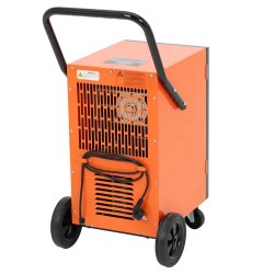 Rakennuskuivain 60 l/vrk 75 m² 600 m³/h LCD-näytöllä ja pyörillä