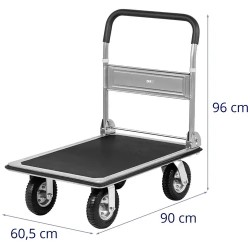 MSW-PW-300 kasaan taittuva alustavaunu 300 kg 80 x 60 cm