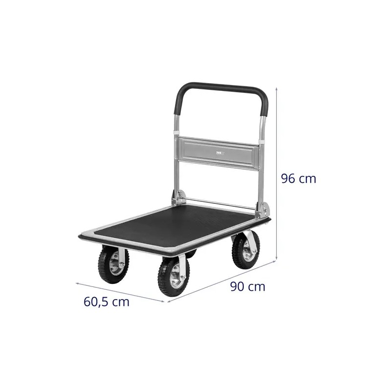 MSW-PW-300 kasaan taittuva alustavaunu 300 kg 80 x 60 cm