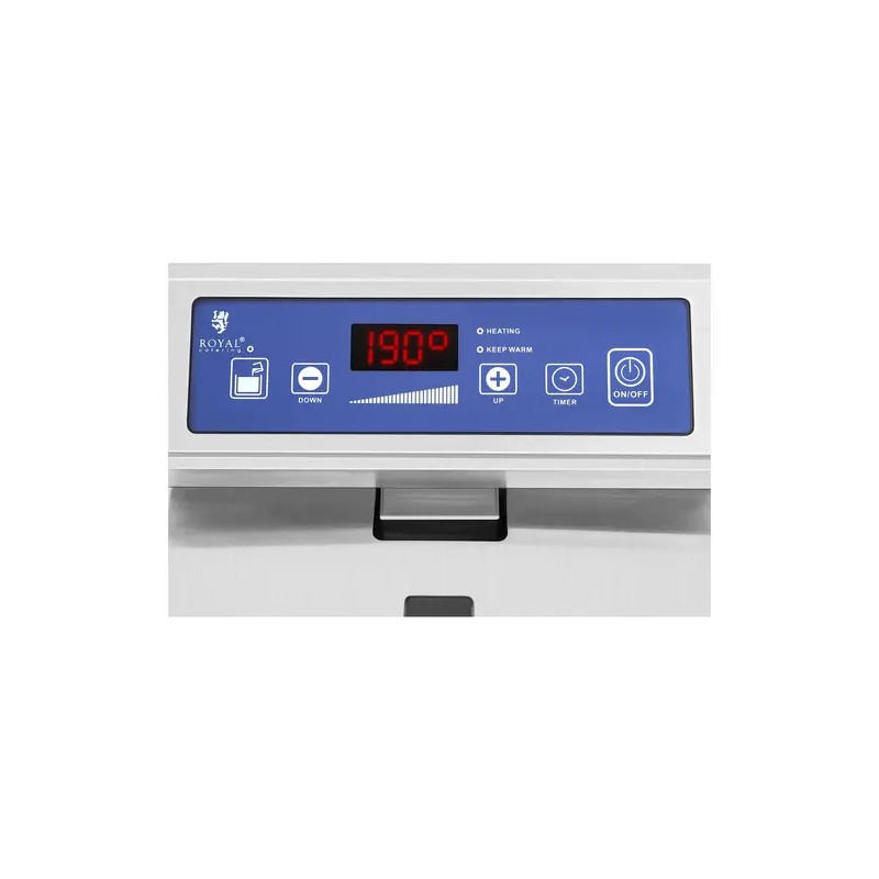 Induktiofriteeraaja RCIF-10DB 2 x 10 l 2 x 3500 W ajastimella