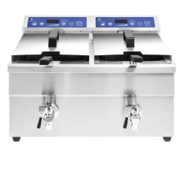 Induktiofriteeraaja RCIF-10DB 2 x 10 l 2 x 3500 W ajastimella