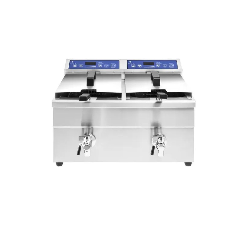 Induktiofriteeraaja RCIF-10DB 2 x 10 l 2 x 3500 W ajastimella