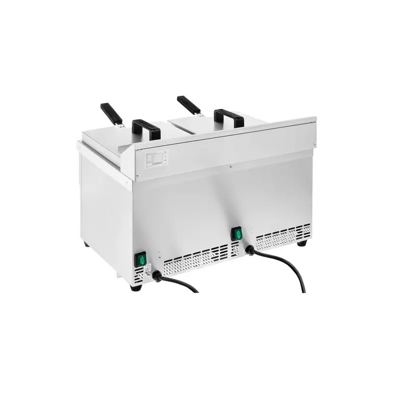 Induktiofriteeraaja RCIF-10DB 2 x 10 l 2 x 3500 W ajastimella