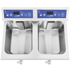 Induktiofriteeraaja RCIF-10DB 2 x 10 l 2 x 3500 W ajastimella