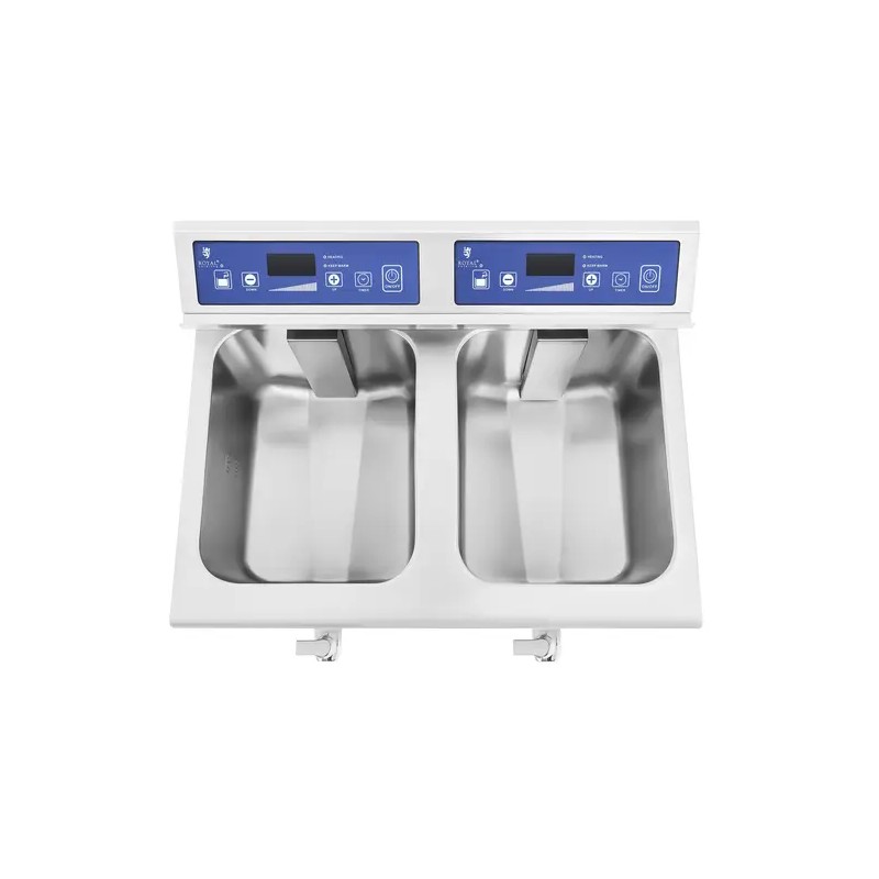 Induktiofriteeraaja RCIF-10DB 2 x 10 l 2 x 3500 W ajastimella