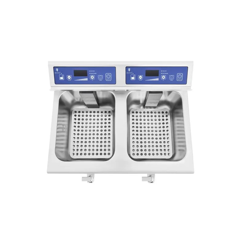 Induktiofriteeraaja RCIF-10DB 2 x 10 l 2 x 3500 W ajastimella