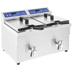 Induktiofriteeraaja RCIF-10DB 2 x 10 l 2 x 3500 W ajastimella