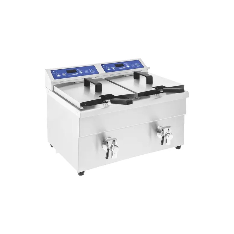Induktiofriteeraaja RCIF-10DB 2 x 10 l 2 x 3500 W ajastimella