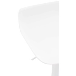 Korkeussäädettävät Aveiro-baarituolit, 4 kpl setti, musta/valkoinen