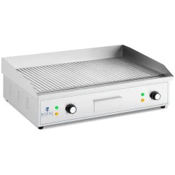 Royal Catering sähkögrilli 700 x 400 mm 4400 W uritettu valurautalevy