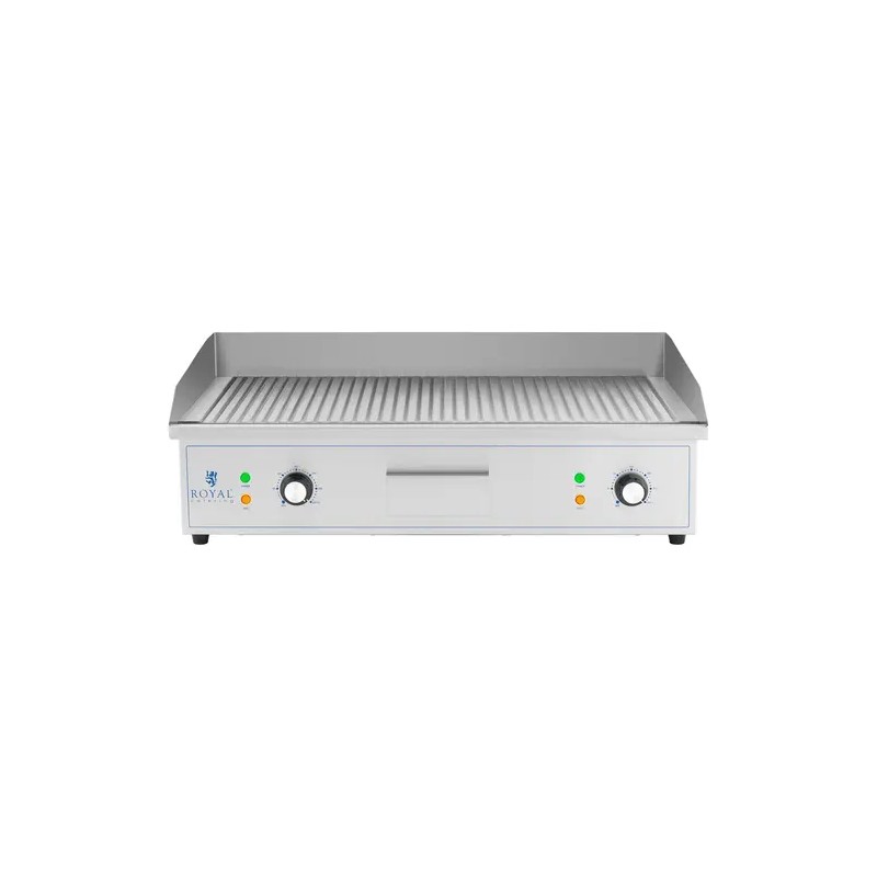 Royal Catering sähkögrilli 700 x 400 mm 4400 W uritettu valurautalevy
