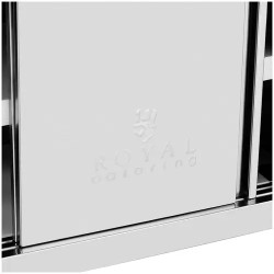 Royal Catering ruostumattomasta teräksestä valmistettu seinäkaappi 900 x 400 x 500 mm